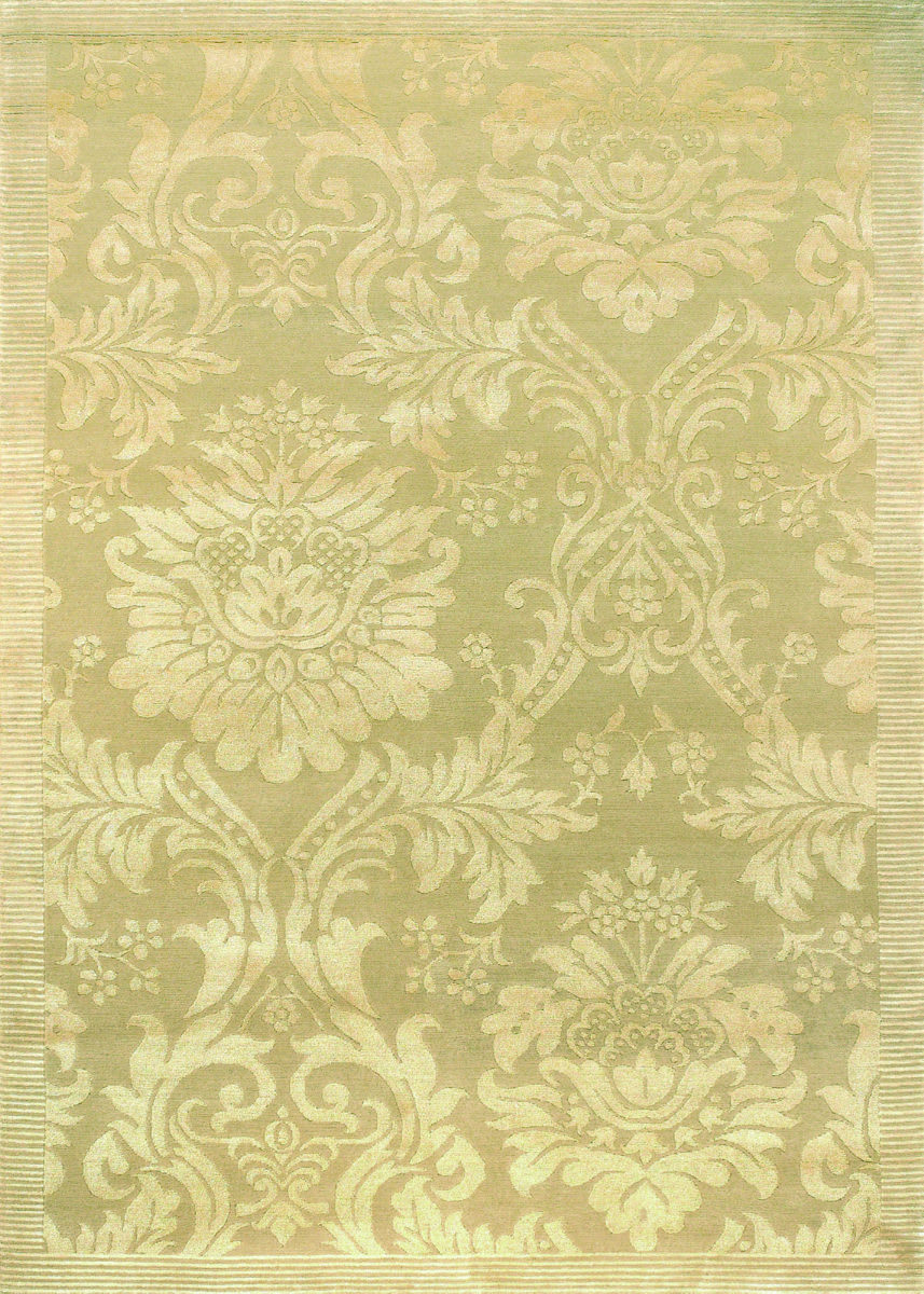 Couristan Impressions Antique Damask Gold - Ivory