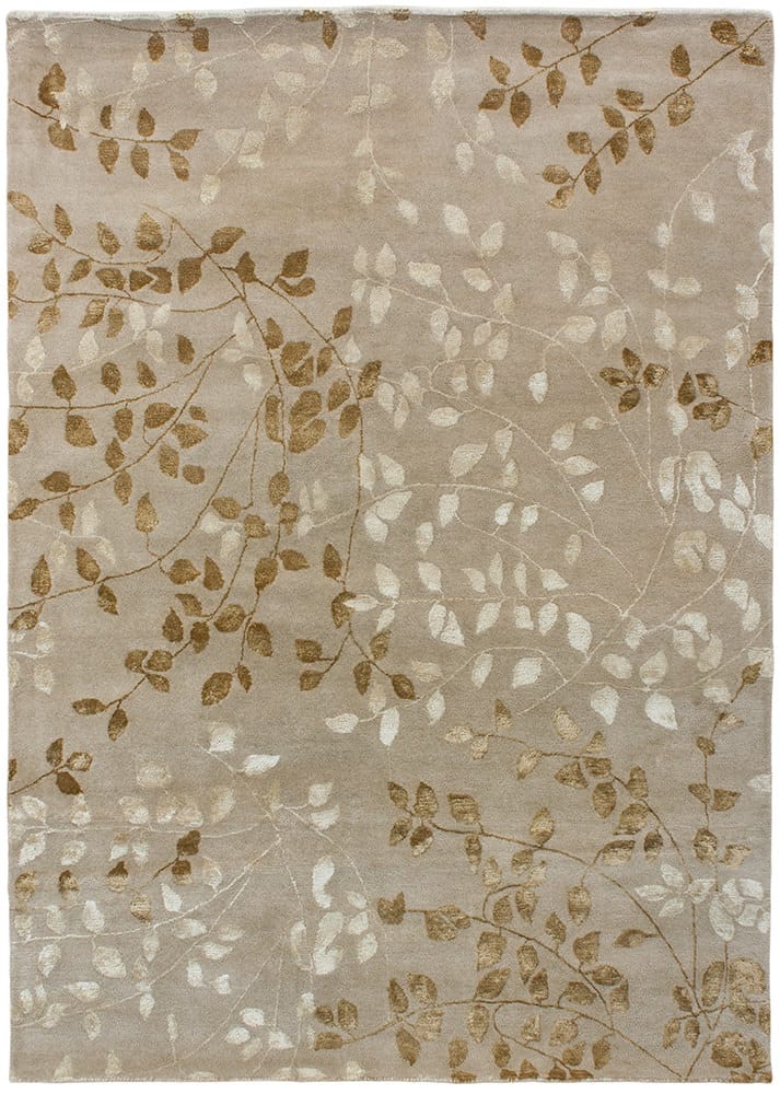 Due Process Tufted Leaves Beige