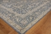 Exquisite Rugs Antique Weave Oushak Hand Knotted 3422 Blue Area Rug - 190913