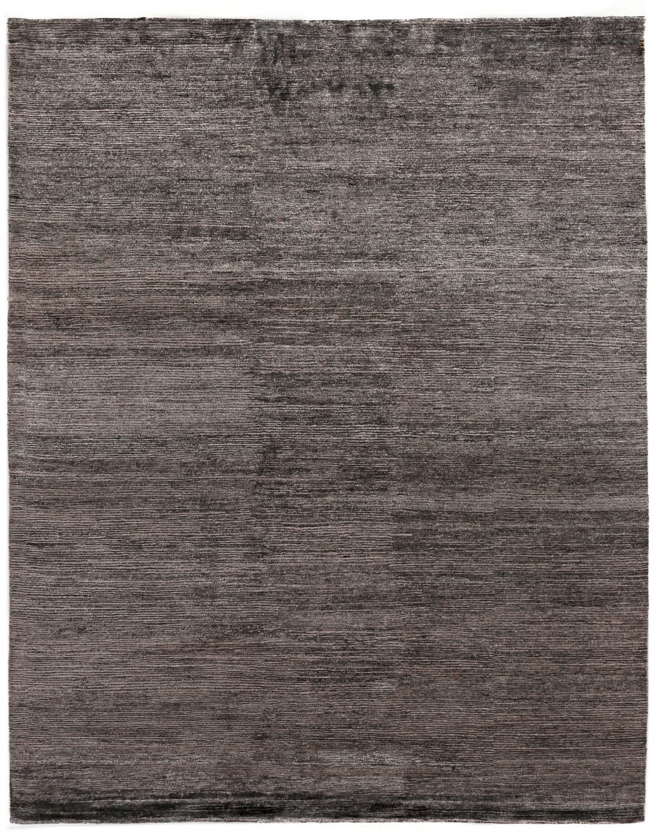 Exquisite Rugs Crush Hand Knotted 3298 Charcoal - Gray