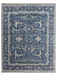 Exquisite Rugs Antique Weave Oushak Hand Knotted 3422 Blue