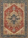 Exquisite Rugs Antique Weave Serapi Hand Knotted 7053 Red - Blue