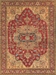 Exquisite Rugs Antique Weave Serapi Hand Knotted 8144 Red