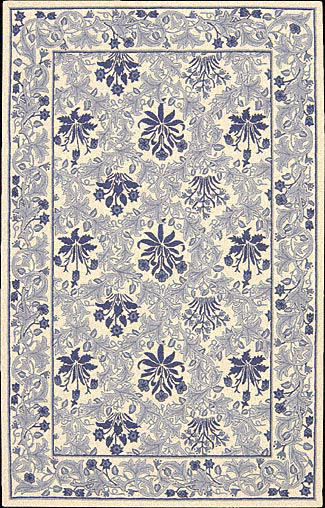 Nourison Country Heritage H-664 Ivory Blue