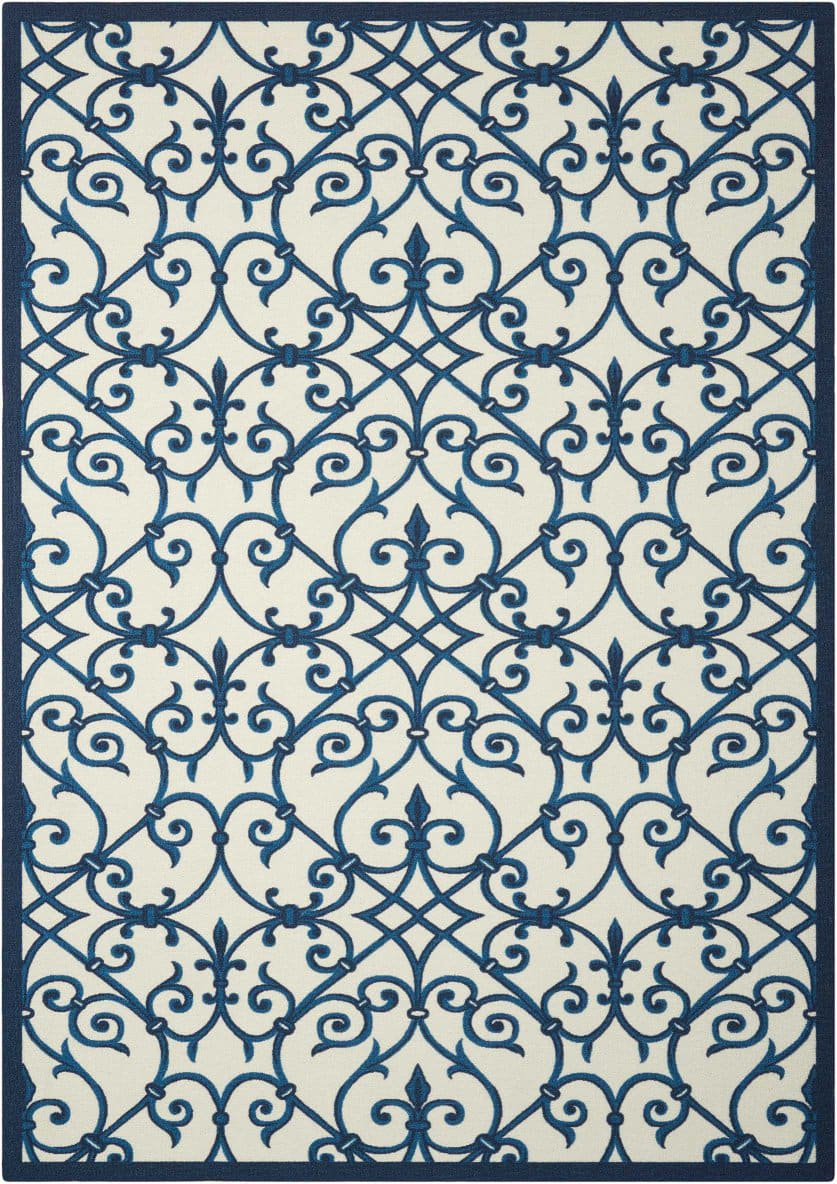 Nourison Home and Garden RS093 Blue