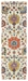 Oriental Weavers Zahra 75502 Ivory - Orange Area Rug - 189689