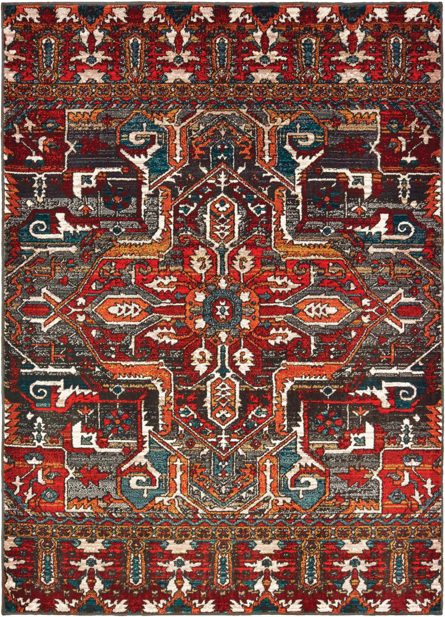 Oriental Weavers Sedona 9575A Red - Orange