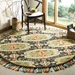 Safavieh Blossom BLM454A Charcoal - Gold Area Rug - 192637