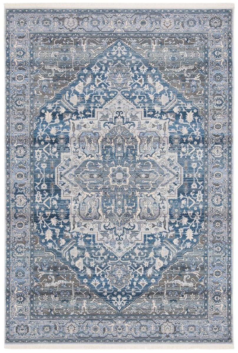 Safavieh Vintage Persian Vtp479H Charcoal - Blue