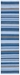 Safavieh Striped Kilim Stk601M Blue - Rust Area Rug - 240697