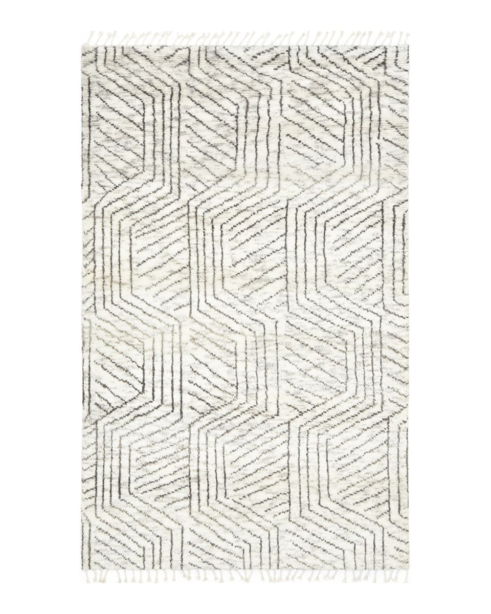 Solo Rugs Moroccan S3224-Nivo Ivory