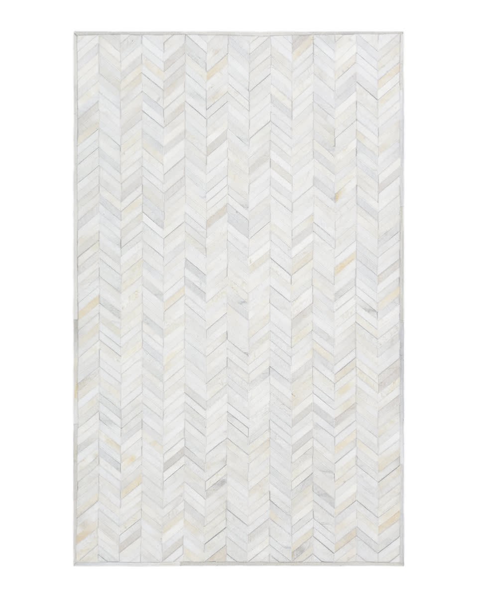 Solo Rugs Cowhide S3339-IVORY