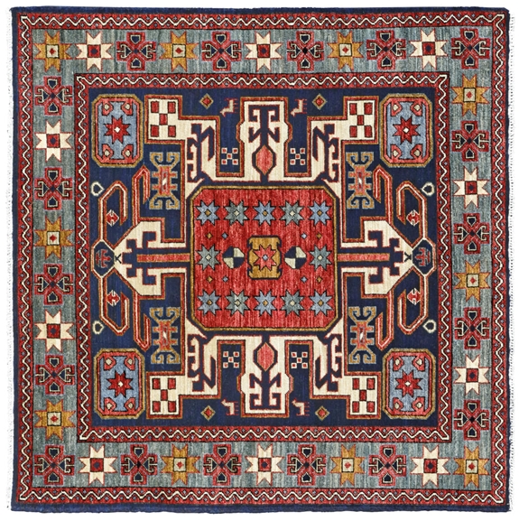 Persian Carpet Classic Revival Shahsavan AP-60 Navy