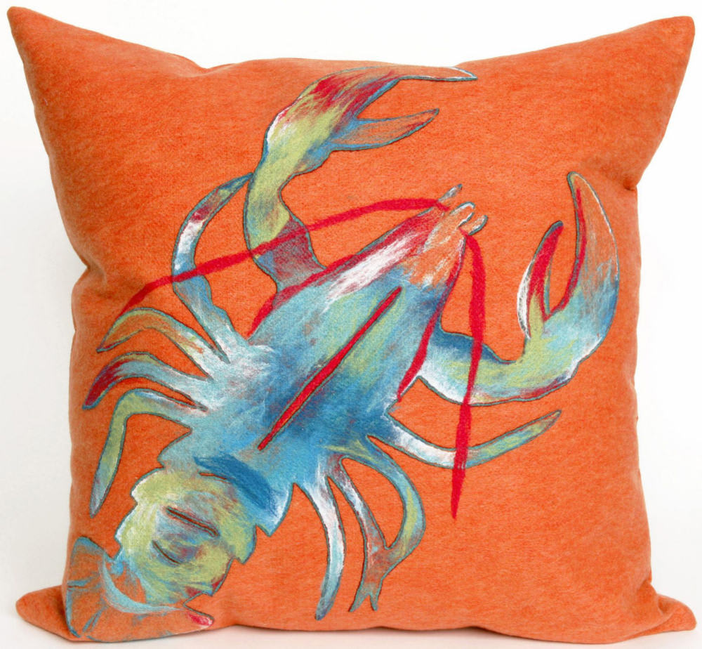 Trans-Ocean Visions Ii Pillow Lobster 4153/17 Orange