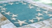 Trans-Ocean Capri Starfish Border 171004 Blue Area Rug - 206103