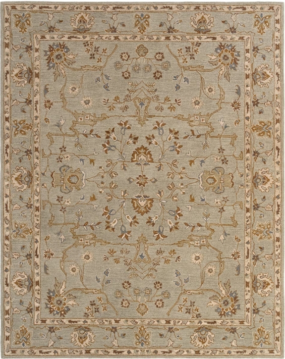 Azari Rugs Capel Azari Isfahan 3272 Celadon | Rug Studio