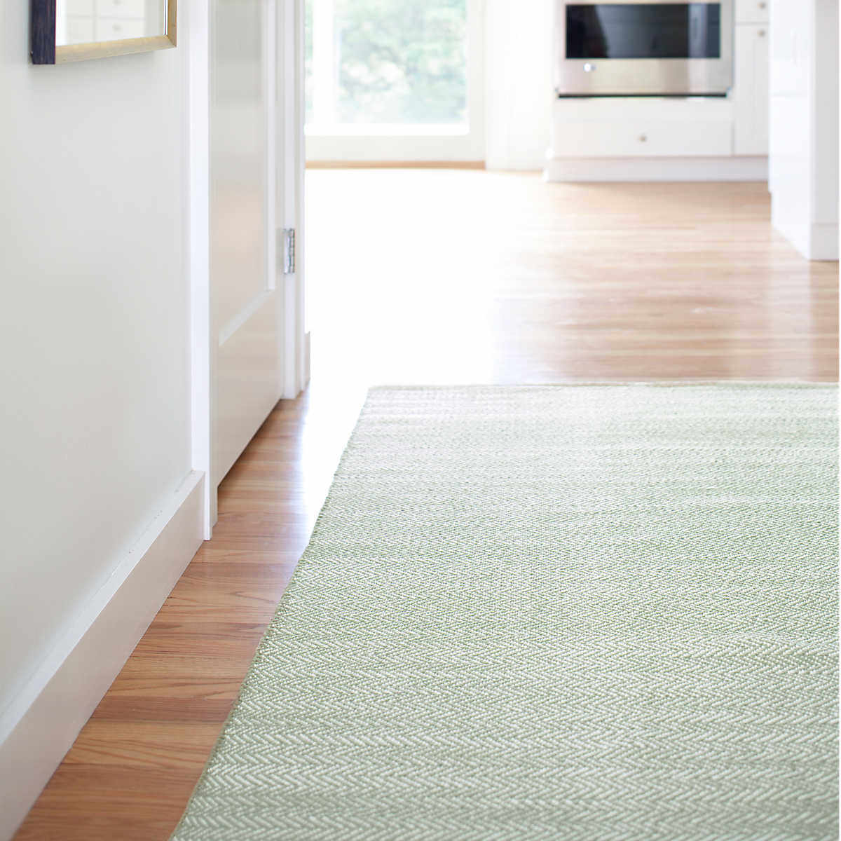 Dash And Albert Herringbone 105512 Ocean | Rug Studio