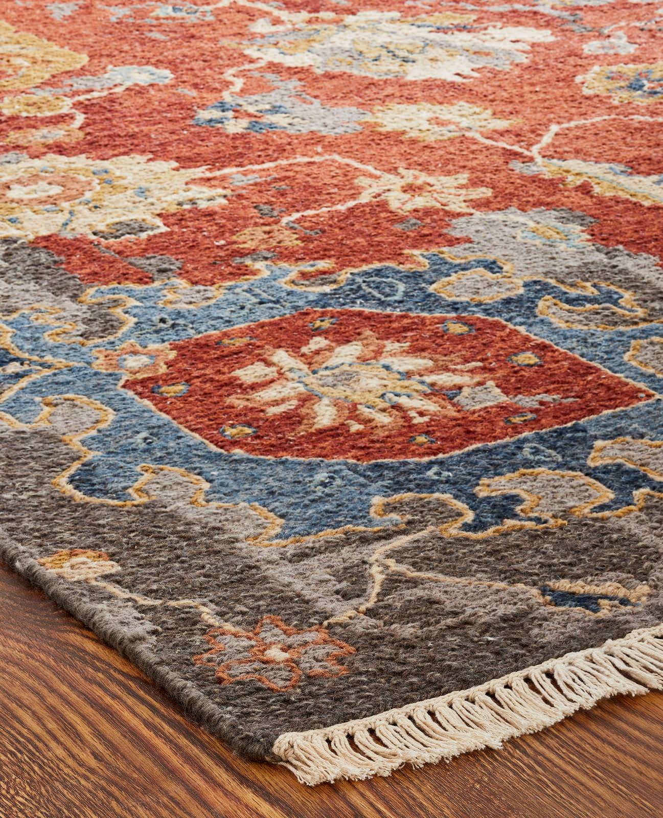 Famous Maker Rugs Famous Maker Soumak 100490 Scarlet | Rug Studio