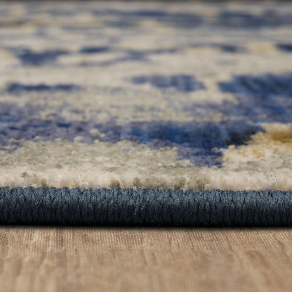 Karastan Tempest Vortex Cobalt | Rug Studio