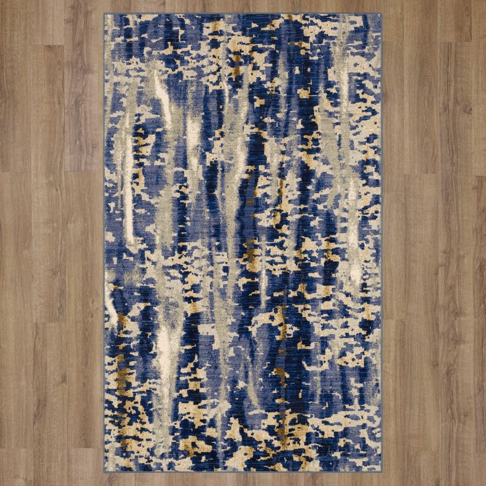 Karastan Tempest Vortex Cobalt | Rug Studio