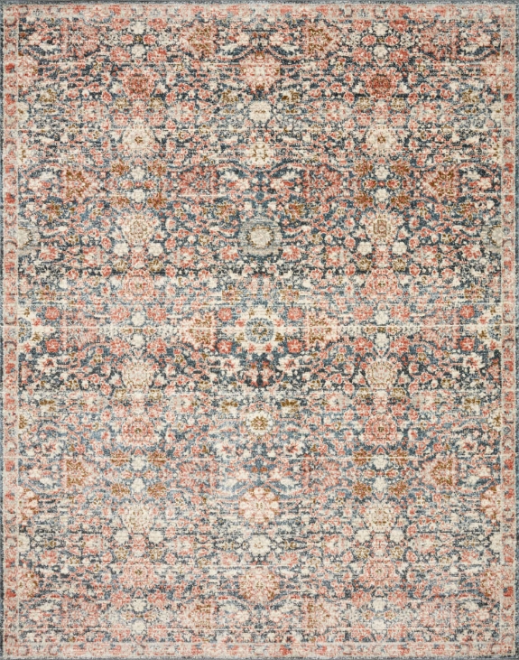 Loloi Rust Rug Loloi II Saban SAB-03 Navy - Rust | Rug Studio