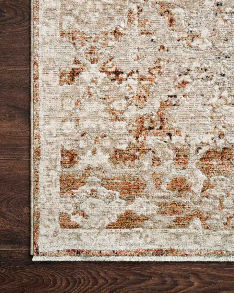 Loloi Rust Rug Loloi Theia The-07 Natural - Rust | Rug Studio
