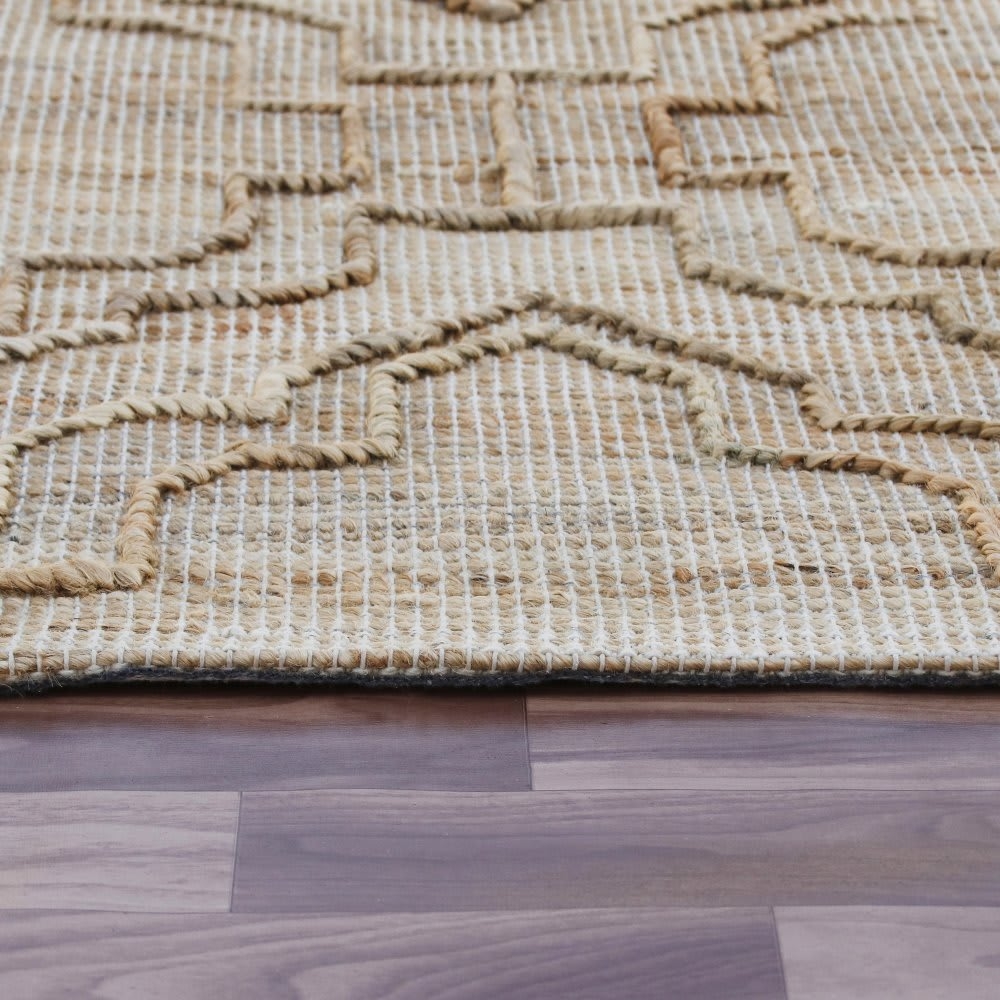 Lr Simplistic Pattern Rugs Lr Resources Maples 82387NAT | Rug Studio