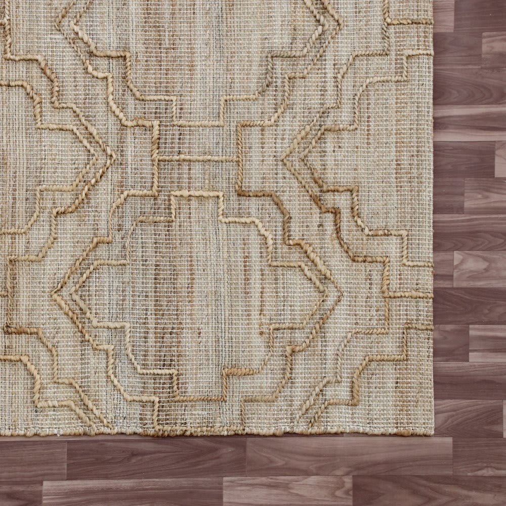 Lr Simplistic Pattern Rugs Lr Resources Maples 82387NAT | Rug Studio