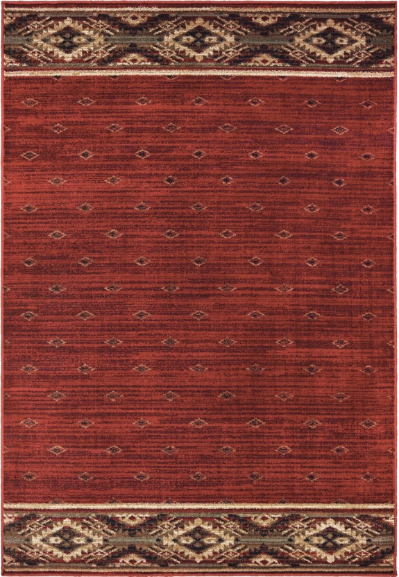 Red Gold Rug Oriental Weavers Woodlands 9652C Red - Gold | Rug Studio