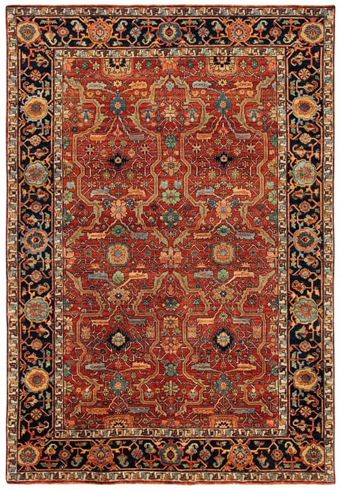 Repp Rugs Ralph Lauren Richmond RLR9551A Vintage Red | Rug Studio