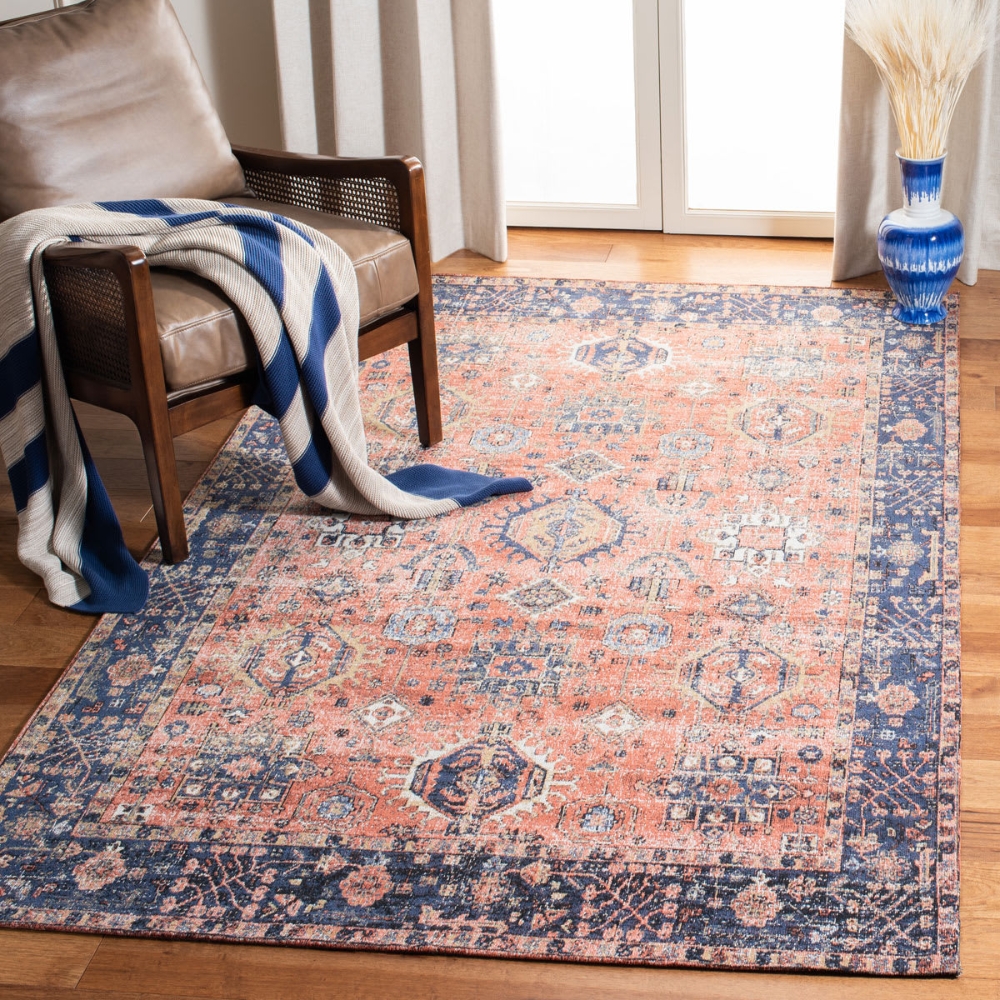 Rust Navy Rug Safavieh Classic Vintage Clv305p Rust - Navy | Rug Studio