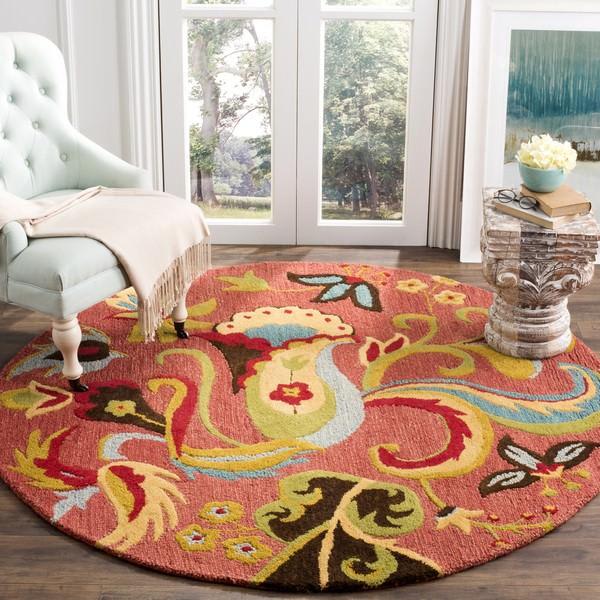 Safavieh Blossom BLM680B Rust - Multi | Rug Studio