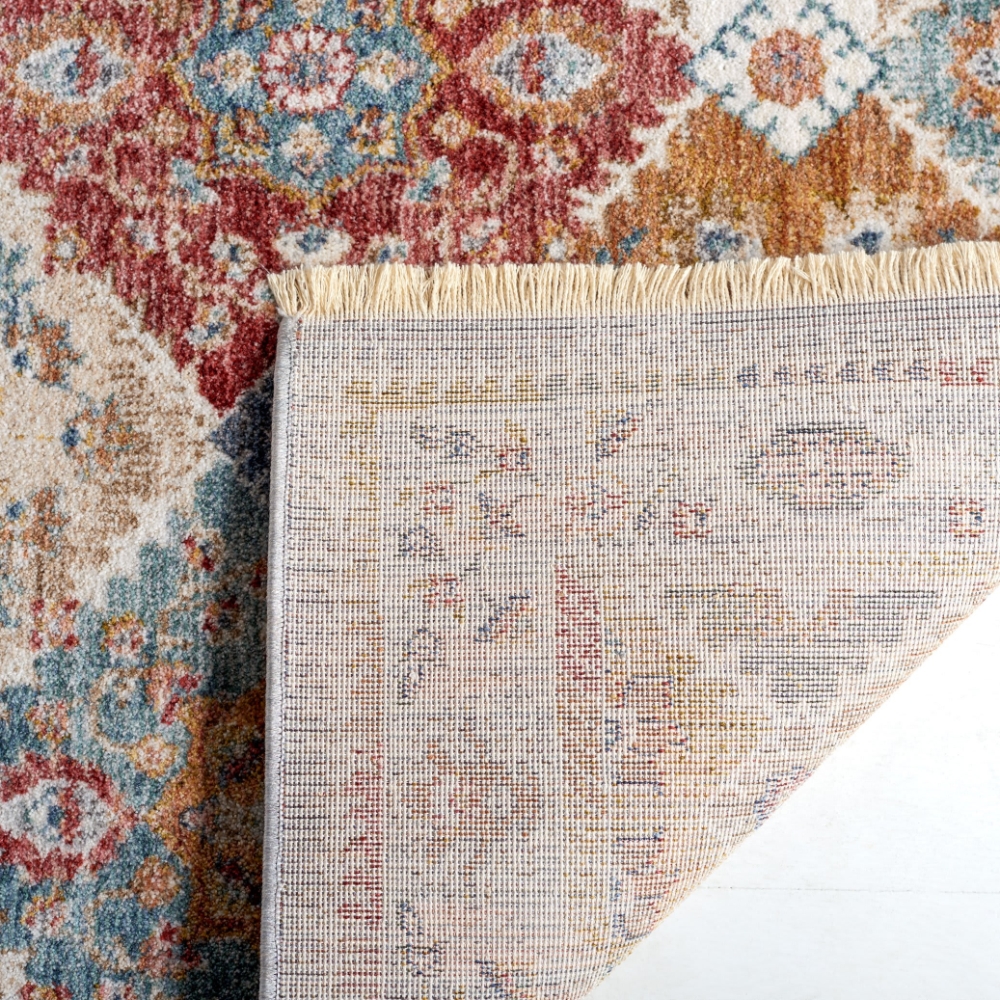 Lauren Ralph Lauren Lrl1401A Ivory - Blue Rust | Rug Studio