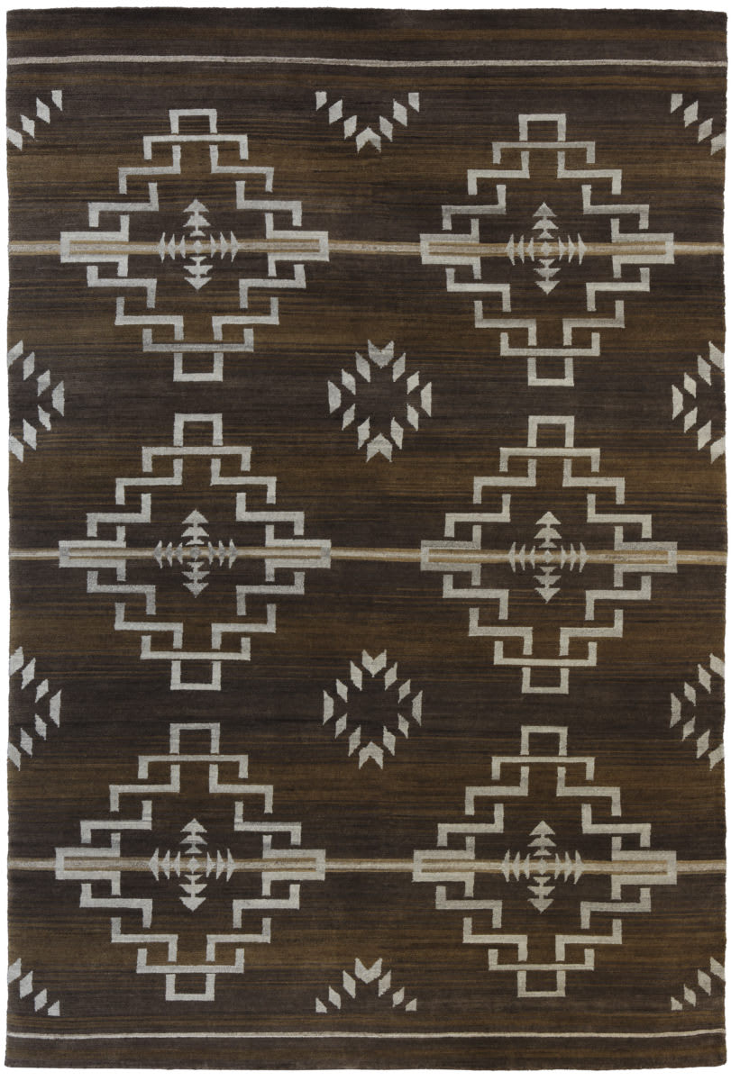 Southwest Looms Santa Fe SF-04A Estancia Chocolate | Rug Studio