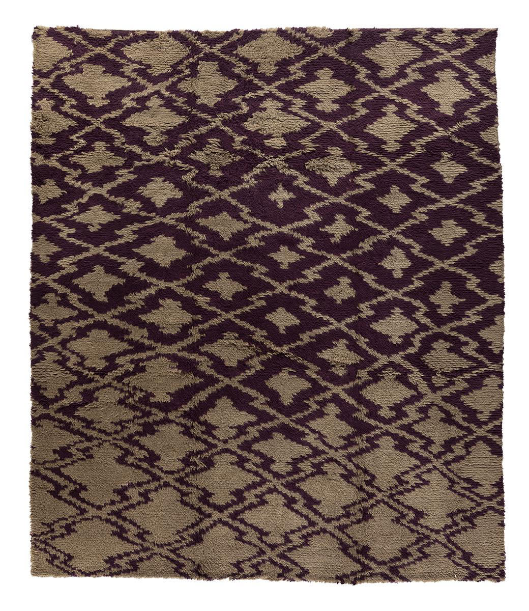 Deep Violet Rug Tufenkian Nami Deep Purple | Rug Studio
