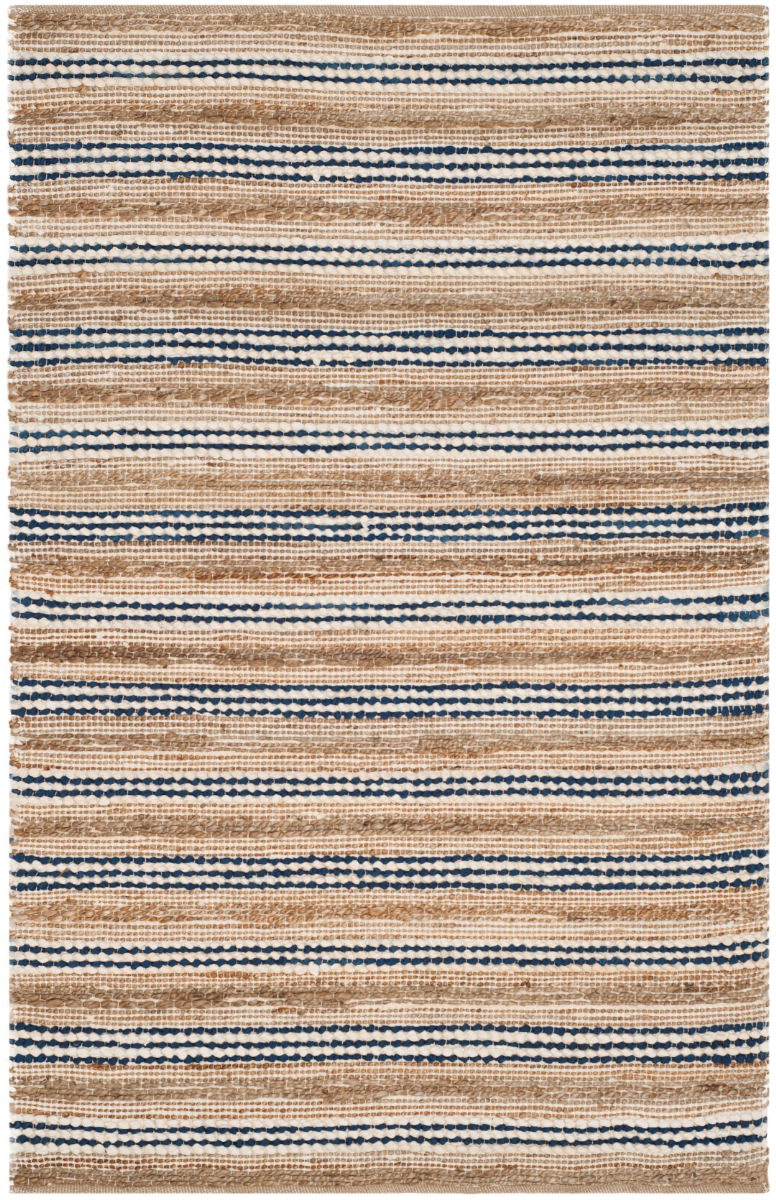 SAFAVIEH Cape Cod Collection Area Rug - 5' x 7' Oval, Blue & Olive, Handmade Braided Jute, Ideal for High Traffic Areas in Living Room, Bedroom (CAP241X SAFAVIEH Cape Cod Collection Area Rug - 5' x 7' Oval, Blue & Olive, Handmade Braided Jute, Ideal for High Traffic Areas in Living Room, Bedroom (CAP241X